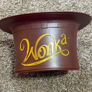 Willy Wonka Brown Top Hat Popcorn Bucket